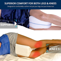 Back, Hip, Legs & Knee Support Wedge Pillow