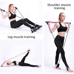 Portable Fitness Yoga Pilates Resistance Bar