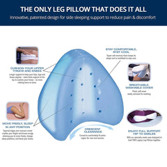 Back, Hip, Legs & Knee Support Wedge Pillow