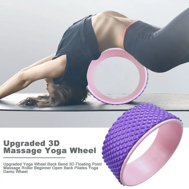 3D Massage Yoga Wheel