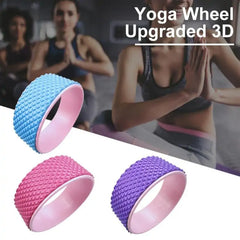 3D Massage Yoga Wheel